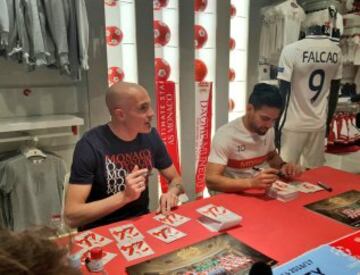 Falcao revoluciona Mónaco en su firma de autógrafos