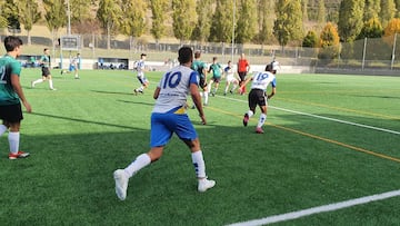 Choque entre Burladés y el Gazte Berriak.