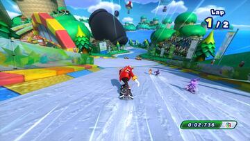 Captura de pantalla - Mario &amp; Sonic en los Juegos Olímpicos de Invierno - Sochi 2014 (WiiU)