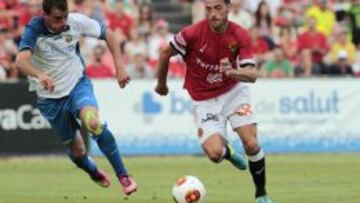 David Rocha jugando con el Nástic.