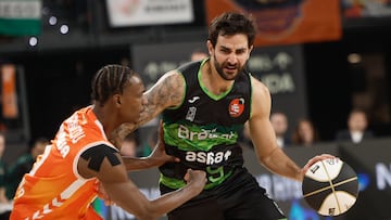 Valencia - Joventut, en directo: cuartos de final de la Copa del Rey de baloncesto hoy en vivo