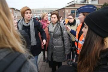 Evacuación del aeropuerto de Bruselas.