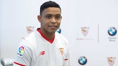 Luis Fernando Muriel, delantero del Sevilla FC