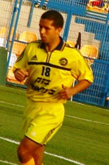 2002: Rodrigo Goldberg con 15 goles en Maccabi Tel Aviv (Israel).