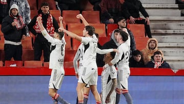 Jefté celebra un gol.