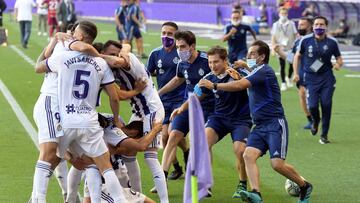 04/07/20 PARTIDO PRIMERA DIVISION
 CORONAVIRUS COVID19
 REAL VALLADOLID - ALAVES
 GOL 1-0 JOAQUIN ALEGRIA
 PUBLICADA 05/07/20 NA MA17 3COL