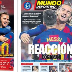 Adrigulce resaca en la prensa de Barcelona tras el partido