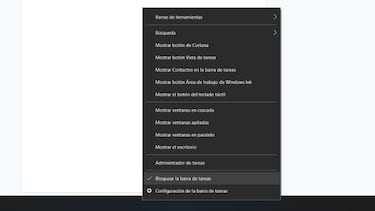 Trucos Windows 10: Cómo cambiar de sitio la barra de tareas