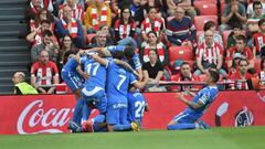 Athletic 0-2 Getafe: resumen, goles y resultado del partido