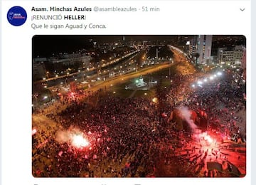 Carlos Heller anunció su salida de Azul Azul y las redes sociales no perdonaron.