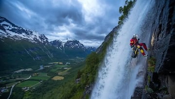 cascading waterfalls