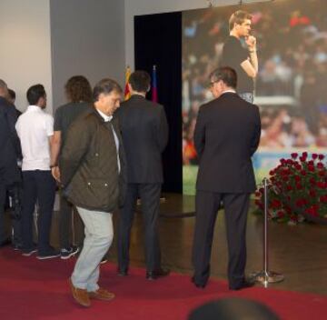 El homenaje a Tito Vilanova