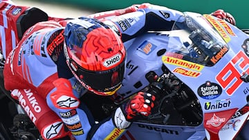 Márquez con la Ducati del Gresini Racing.