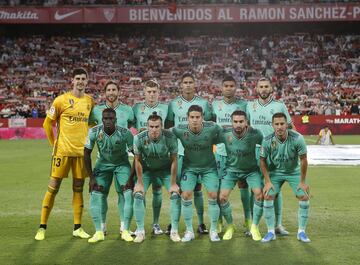 Equipo del Real Madrid.