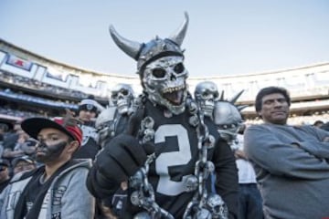 Los fans de los Oakland Raiders son una de las aficiones más llamativas de la NFL. 
