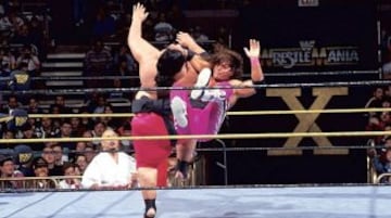 WrestleMania 10. Bret Hart ganó el título tras derrotar a Yokozuna