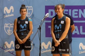 María Espín, durante la presentación del Movistar Estudiantes.