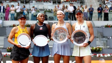 07/05/23 MUTUA MADRID OPEN DE TENIS
PARTIDO PARTIDO FINAL DOBLES FEMENINA
GAUFF Y PEGULA vs AZARENKA Y HADDAD MAIA










