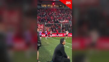 Felipe Loyola se luce ante la mirada de Marcelo Gallardo y así reacciona: ¡fue la figura!