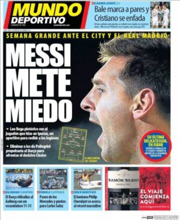 Portadas de la prensa deportiva