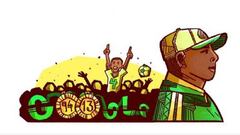 Google honors legendary Nigeria player and coach Stephen Keshi with a doodle