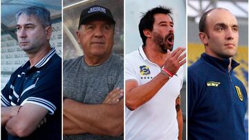 Los 4 técnicos en problemas por el mal inicio de torneo