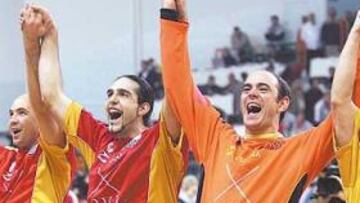 <b>OPORTUNIDAD. </b>Demetrio Lozano, Rubén Garabaya, Joseja Hombrados y Juanín García tienen ante sí la oportunidad de estar en la final.