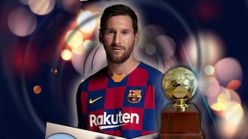 Messi gan&oacute; el premio al mejor playmaker de la d&eacute;cada.