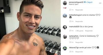 Los hinchas del Galatasaray le piden a James que fiche por el club turco