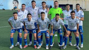 Imagen del partido entre el Tamaraceite y el Coria.