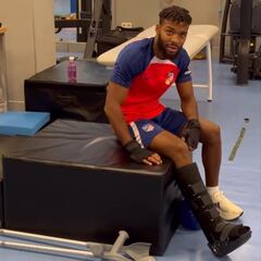 Lemar comienza su recuperación en el gimnasio