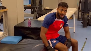 Lemar comienza su recuperación en el gimnasio