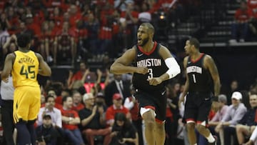 Chris Paul, durante su etapa en Houston Rockets.