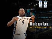 Los Grizzlies también retirarán la camiseta de Tony Allen