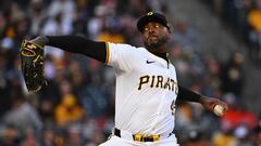 Pittsburgh Pirates pitcher Aroldis Chapman was fined and suspended for two games for “inappropriate actions” during Monday’s game against the New York Mets.