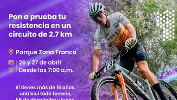 Bogotá se alista para las 24 horas de MTB en el parque Zona Franca