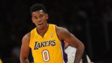 Nick Young, jugador de Los Angeles Lakers.