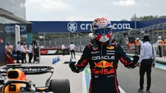 Max Verstappen se lleva la pole en el GP de Miami de F1.