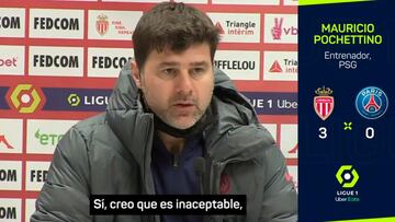 Pochettino: "Es inaceptable"