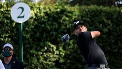 Sergio Garc&iacute;a entrenando en Augusta.