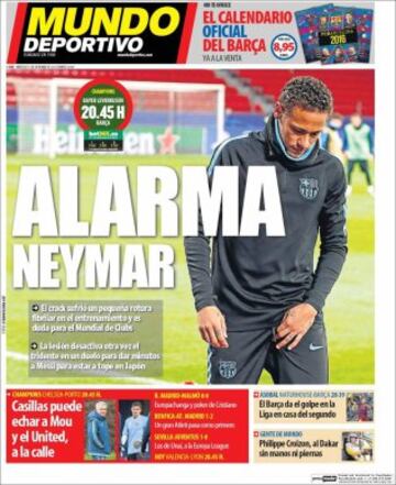 Portadas de la prensa mundial