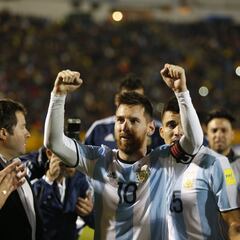 Ecuador-Argentina: el hat-trick de Messi, la celebración...todo en imágenes
