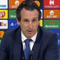 Emery: "Hemos estado por encima del Manchester United"