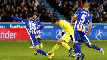 Bastón deja al Alavés segundo y al Villarreal en el alambre