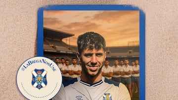 Gastón Valles, nuevo jugador del Tenerife.