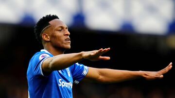 Yerry Mina celebra dos a&ntilde;os desde su llegada a Everton