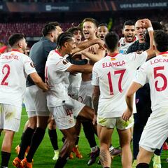 Sevilla-Juventus: la celebración en imágenes