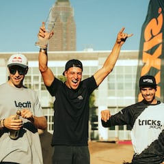 Carolo gana el Best Trick en el Eurobike Skyline Ride