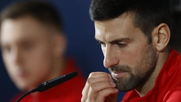 The Serb, who’s in Malaga playing with Serbia in the Davis Cup finals, revealed what his priorities are ahead of 2024.