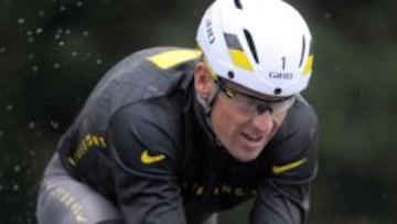 Armstrong, en un entrenamiento reciente.
